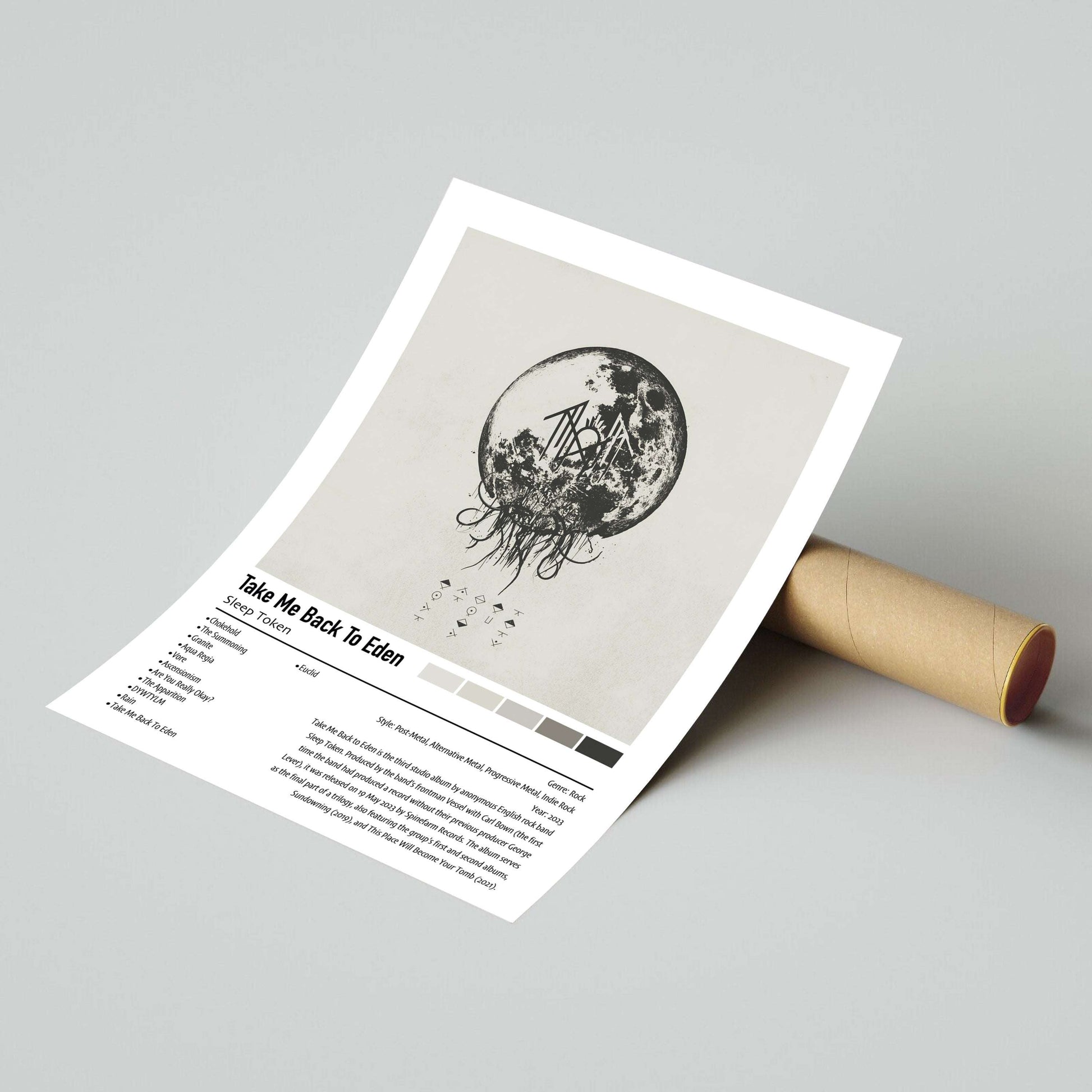 Sleep Token | Take Me Back To Eden | Custom Album Cover Poster Print