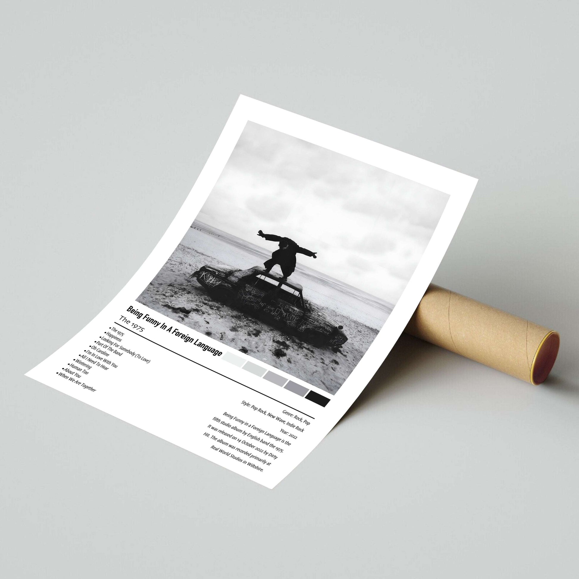 The 1975 | Being Funny In A Foreign Language | Custom Album Cover Poster Print