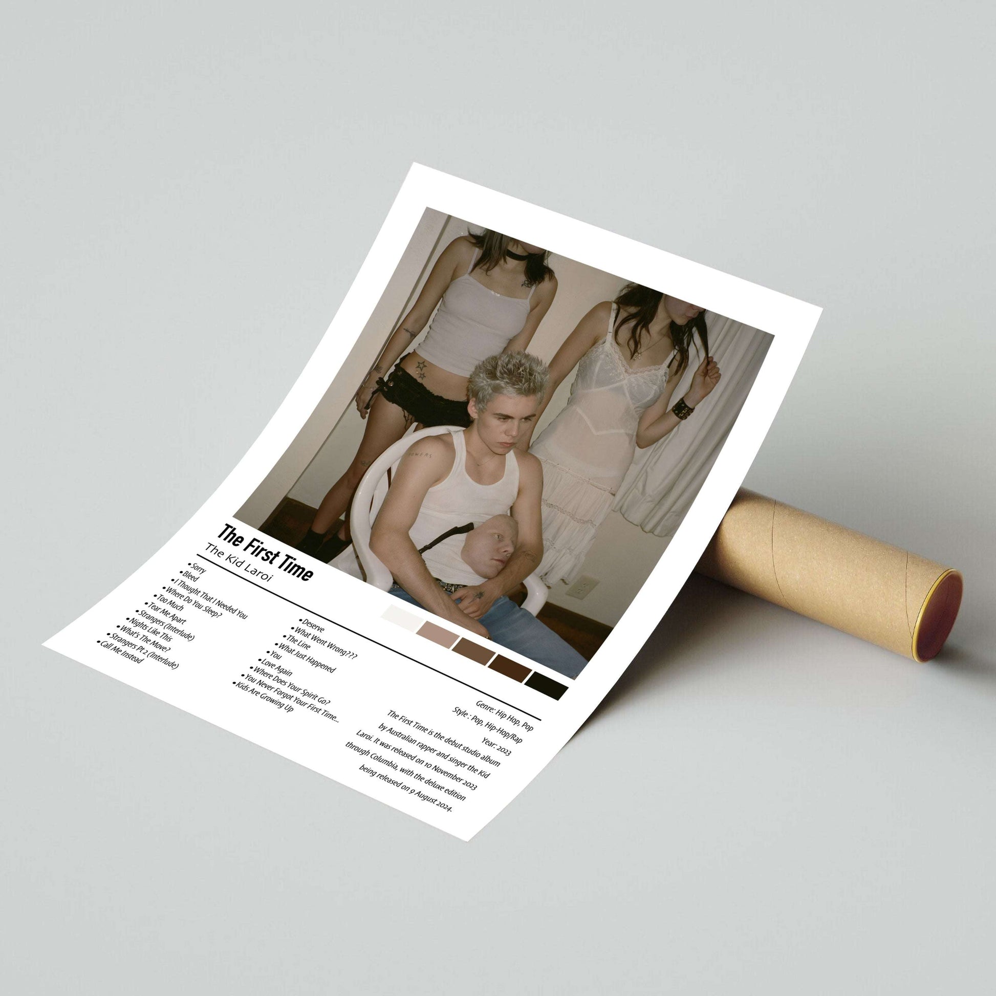 The Kid Laroi | The First Time | Custom Album Cover Poster Print