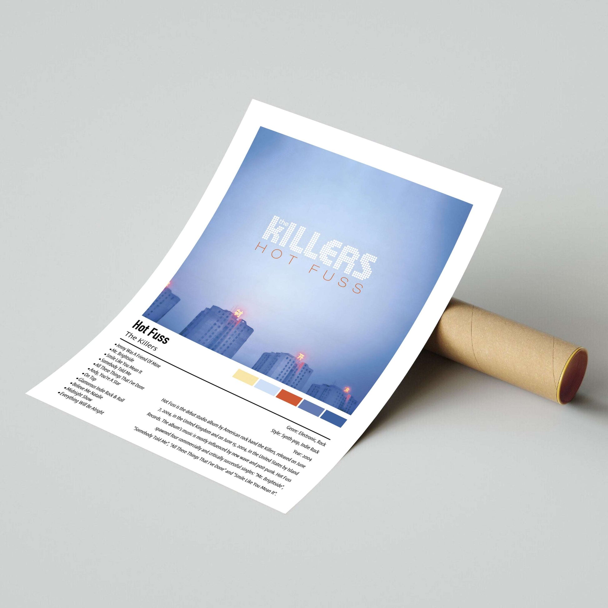 The Killers | Hot Fuss | Custom Album Cover Poster Print