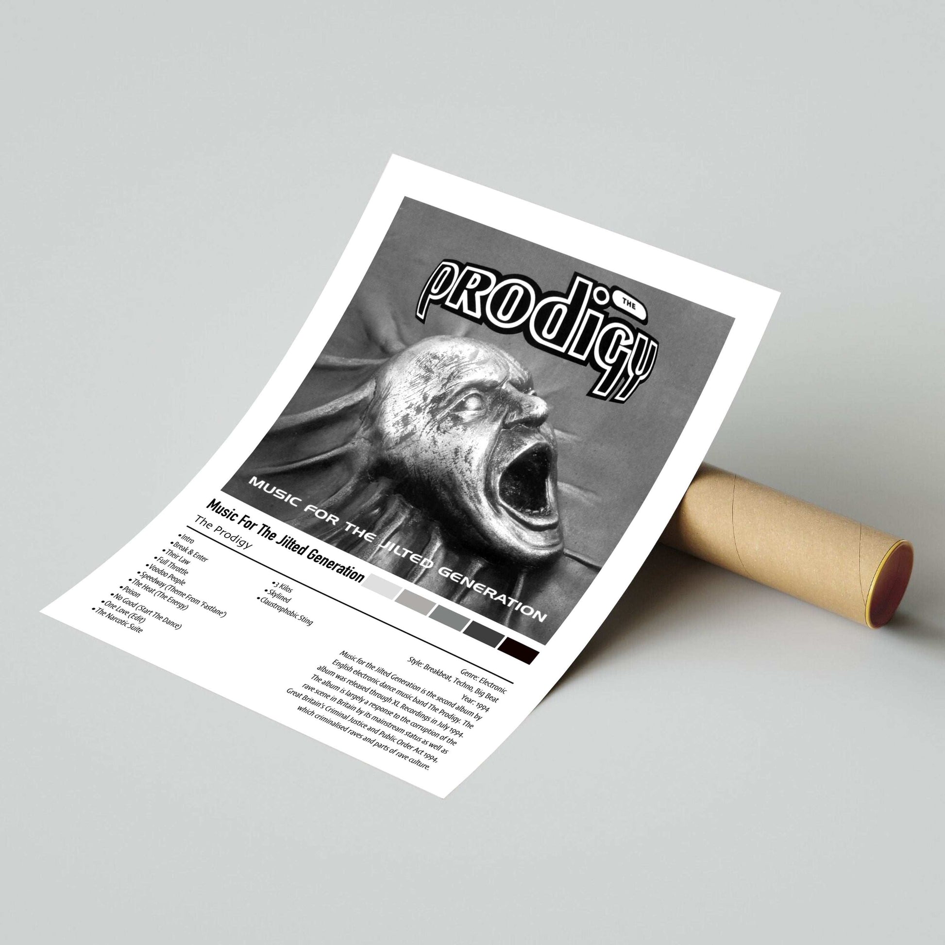 The Prodigy | Music For The Jilted Generation | Custom Album Cover Poster Print