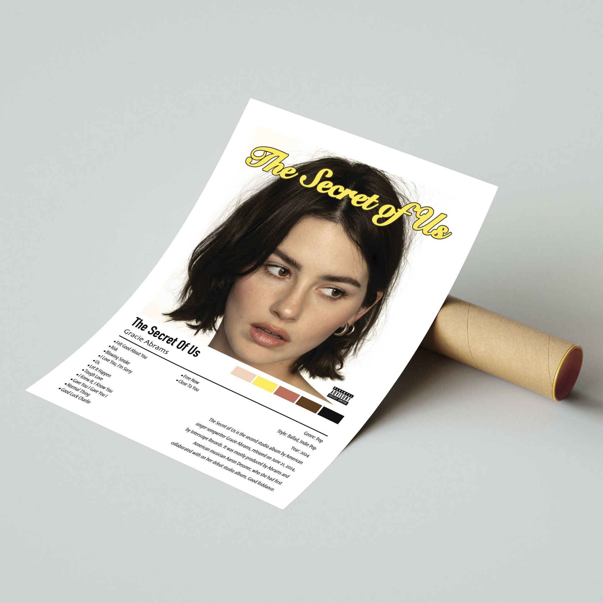 Gracie Abrams | The Secret Of Us | Custom Album Cover Poster Print