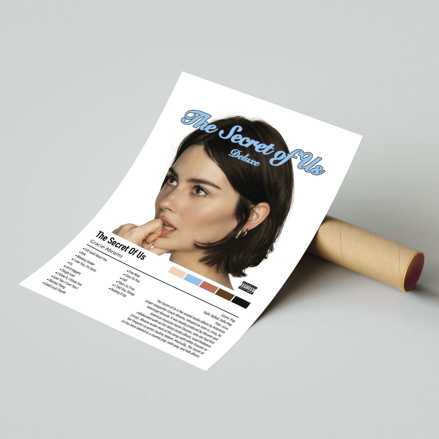 Gracie Abrams | The Secret Of Us (Deluxe) | Custom Album Cover Poster Print