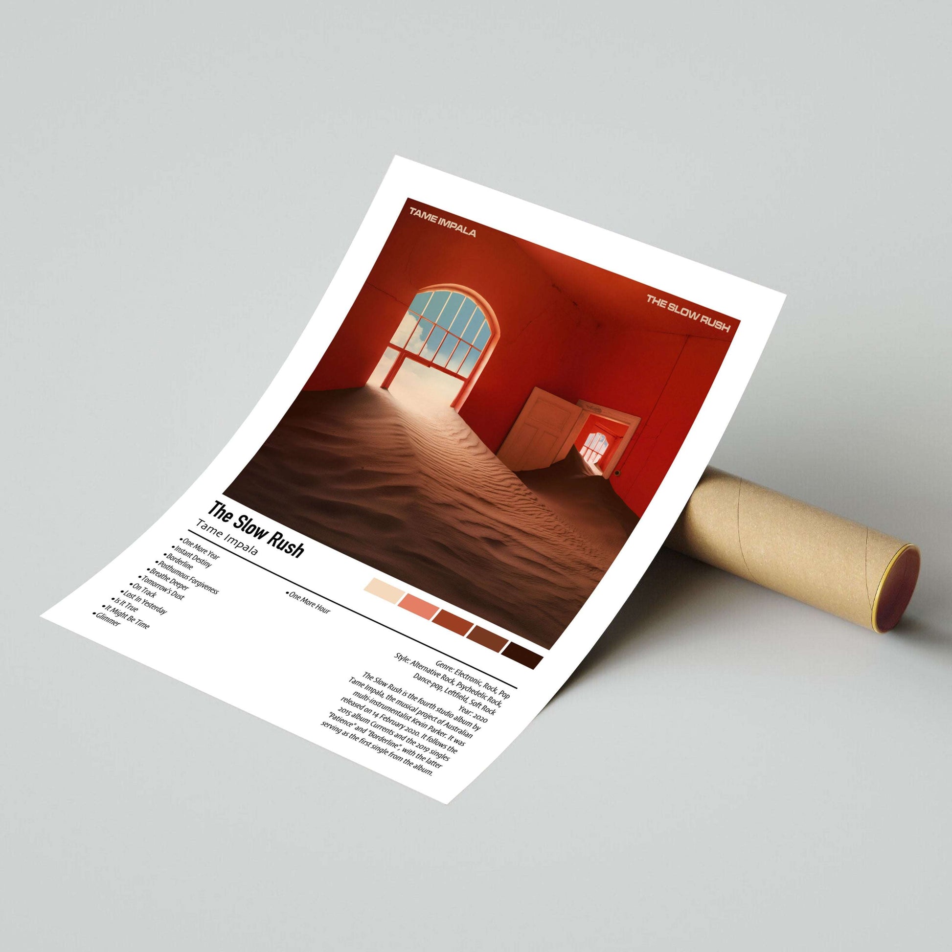 Tame Impala | The Slow Rush | Custom Album Cover Poster Print