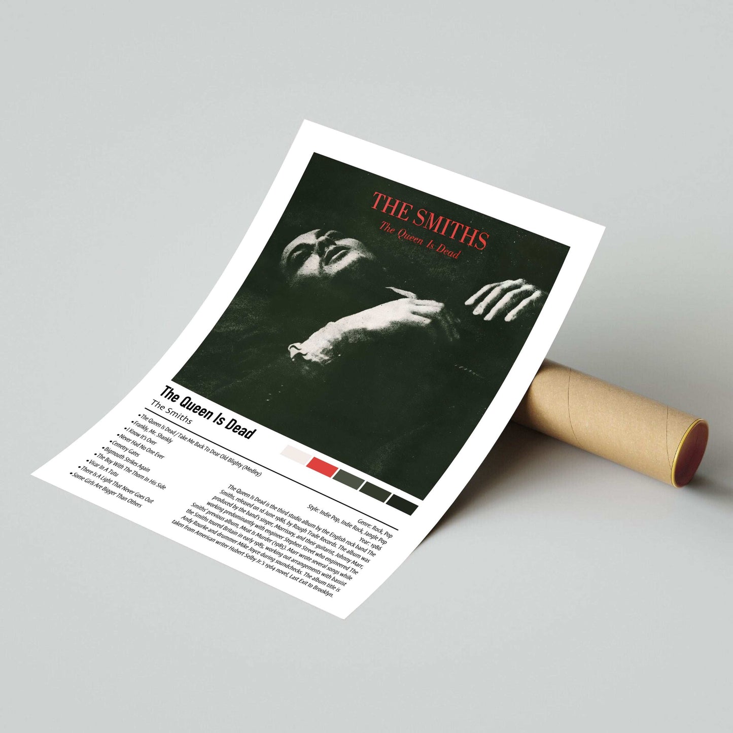 The Smiths| The Queen Is Dead | Custom Album Cover Poster Print