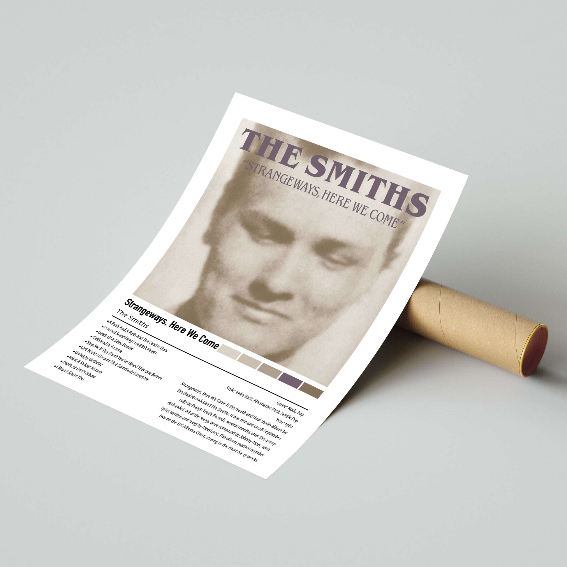 The Smiths | Strangeways, Here We Come | Custom Album Cover Poster Print