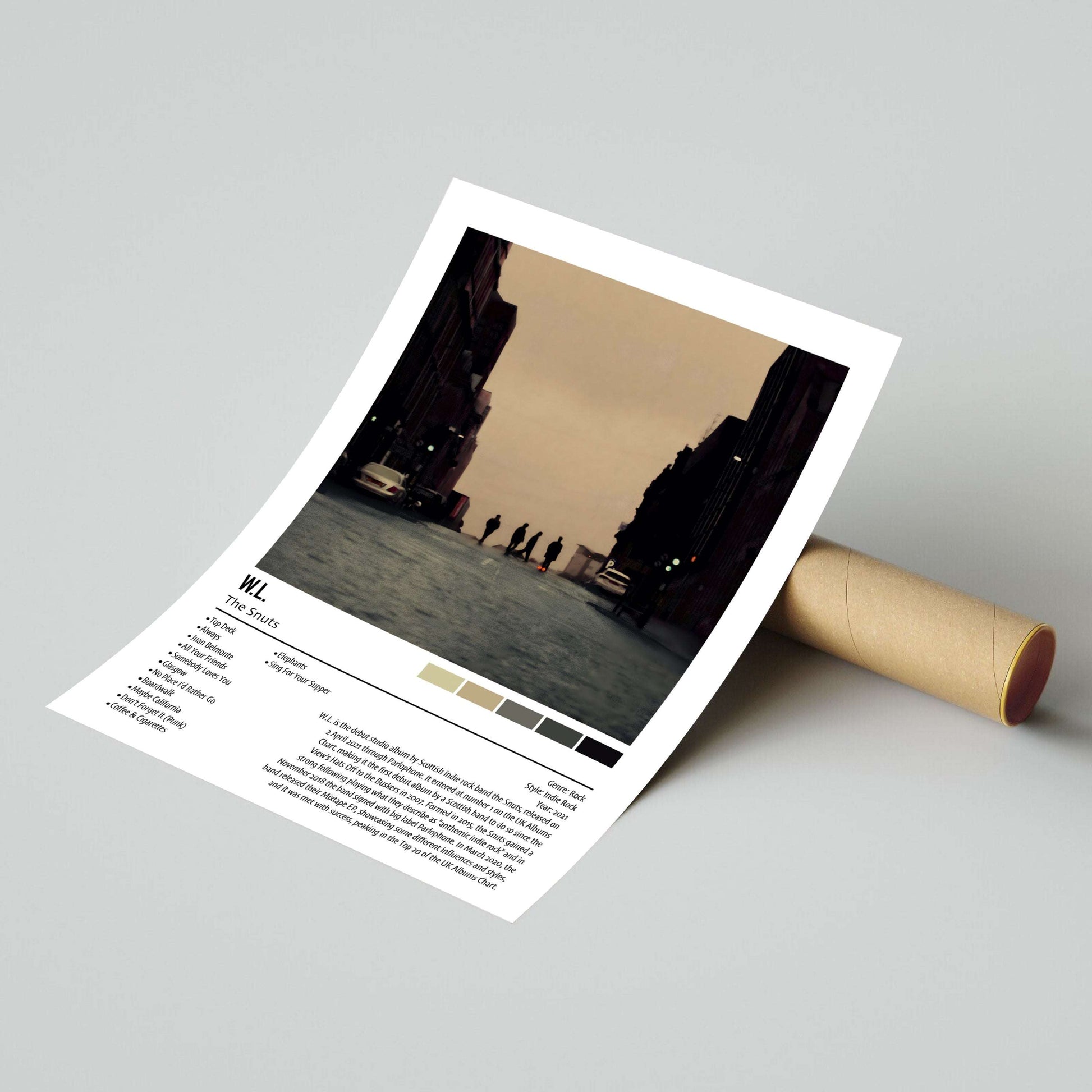 The Snuts | W.L. | Custom Album Cover Poster Print