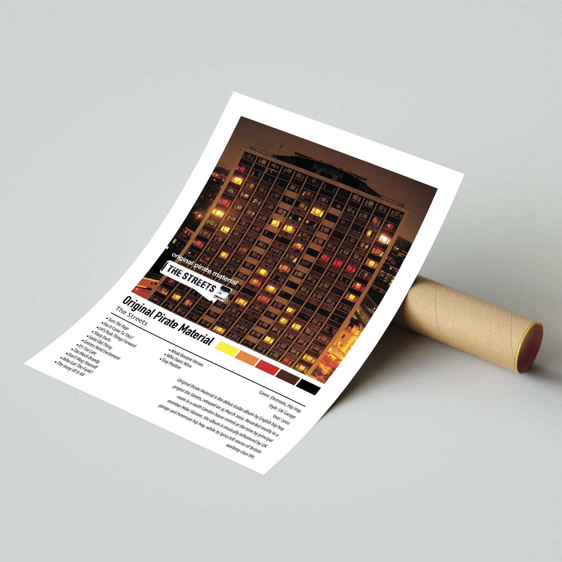 The Streets | Original Pirate Material | Custom Album Cover Poster Print