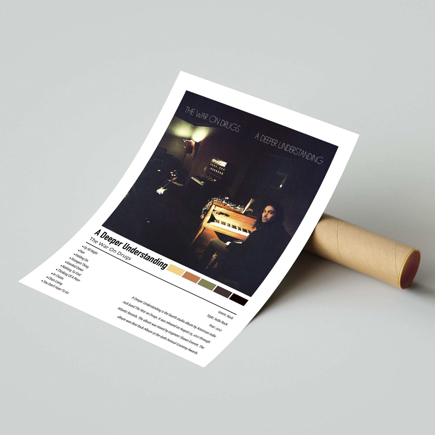 The War On Drugs | A Deeper Understanding | Custom Album Cover Poster Print