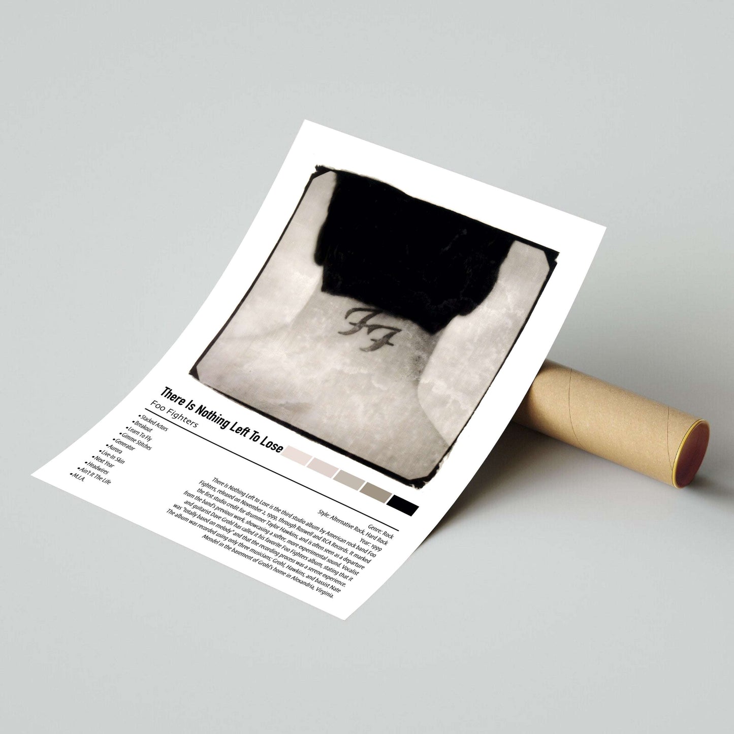 Foo Fighters | There Is Nothing Left To Lose | Custom Album Cover Poster Print