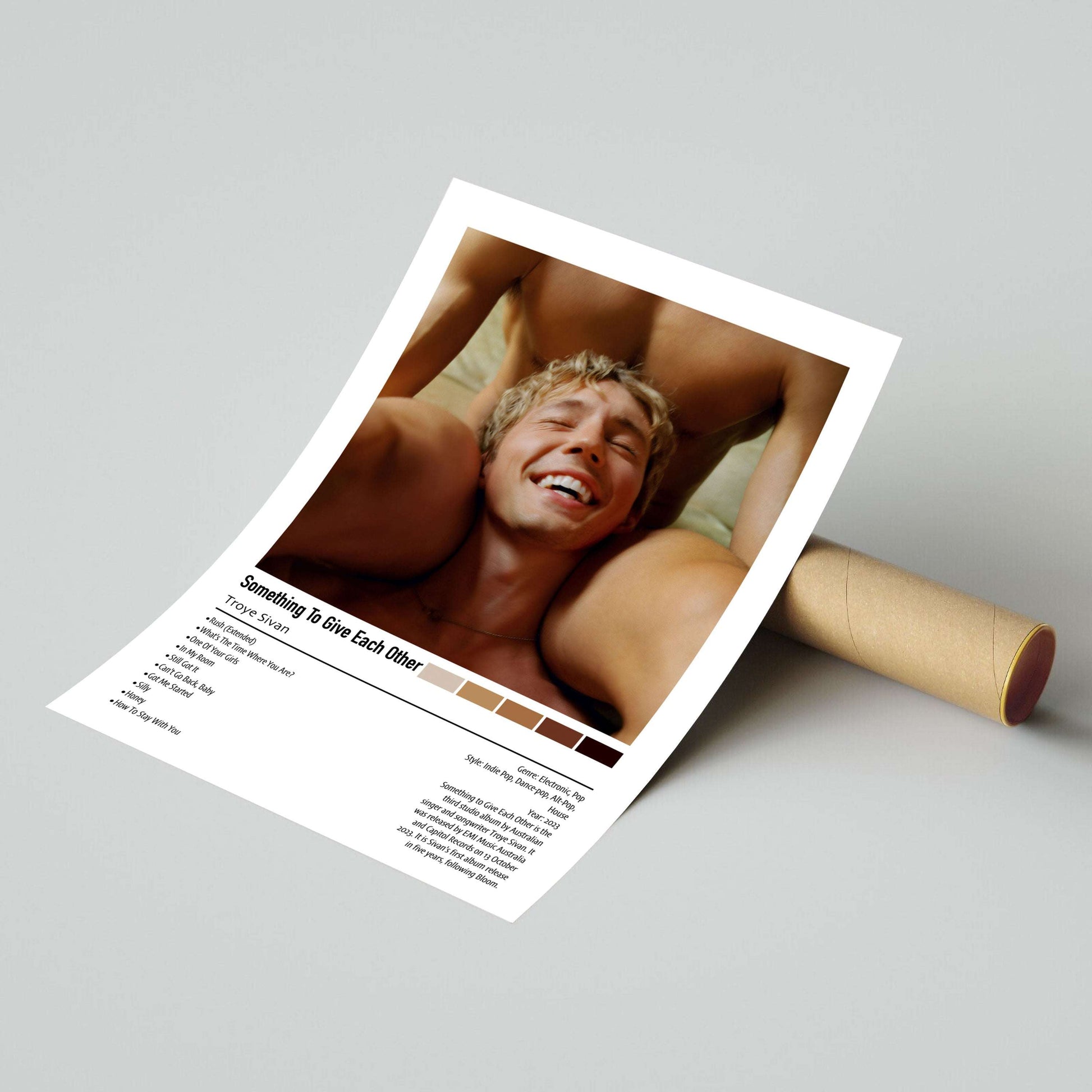 Troy Sivan | Something To Give Each Other | Custom Album Cover Poster Print