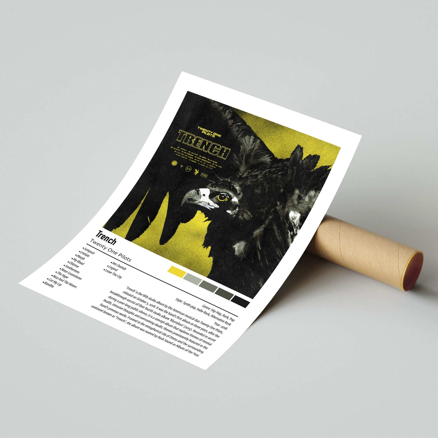 Twenty One Pilots | Trench | Custom Album Cover Poster Print
