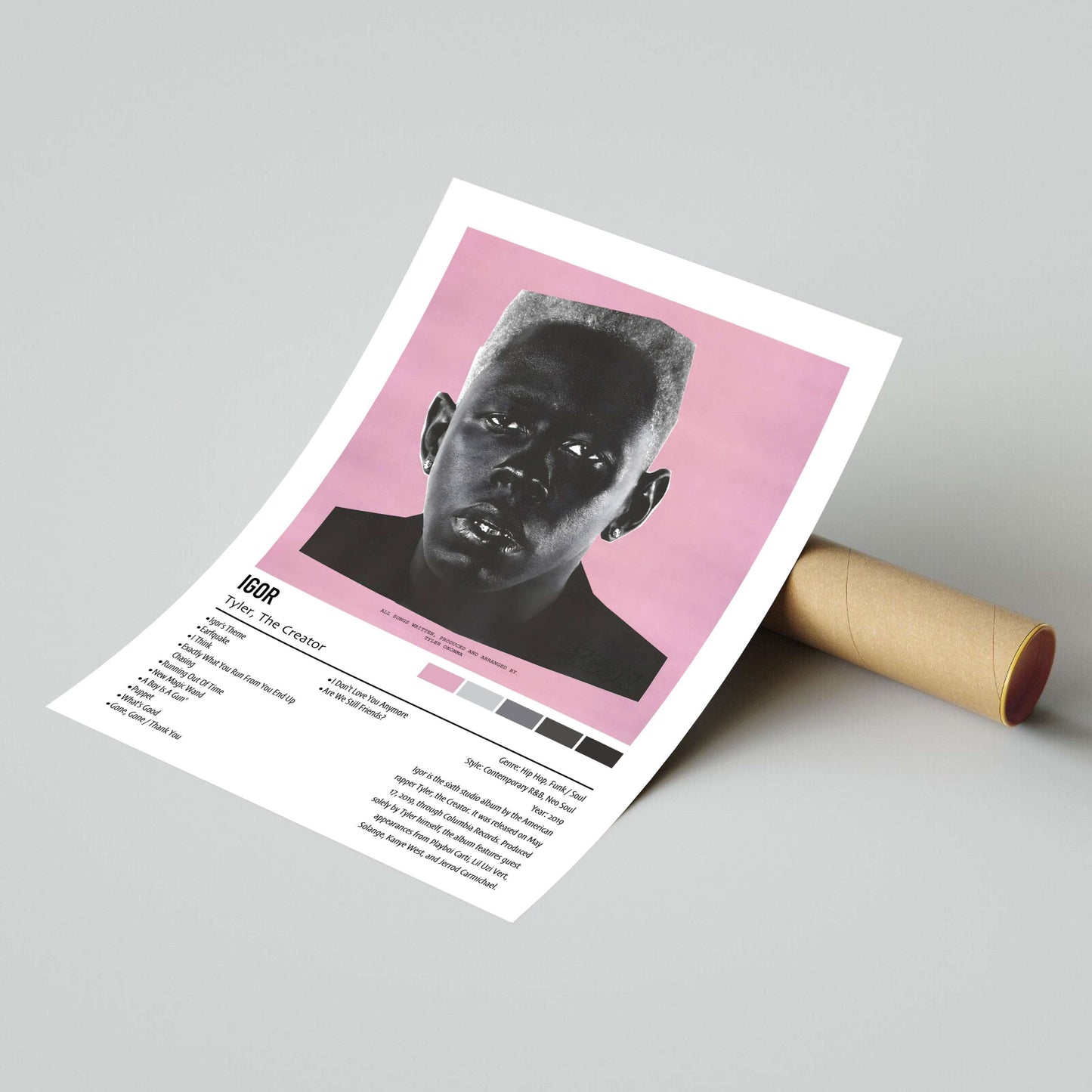 Tyler, The Creator | IGOR | Custom Album Cover Poster Print