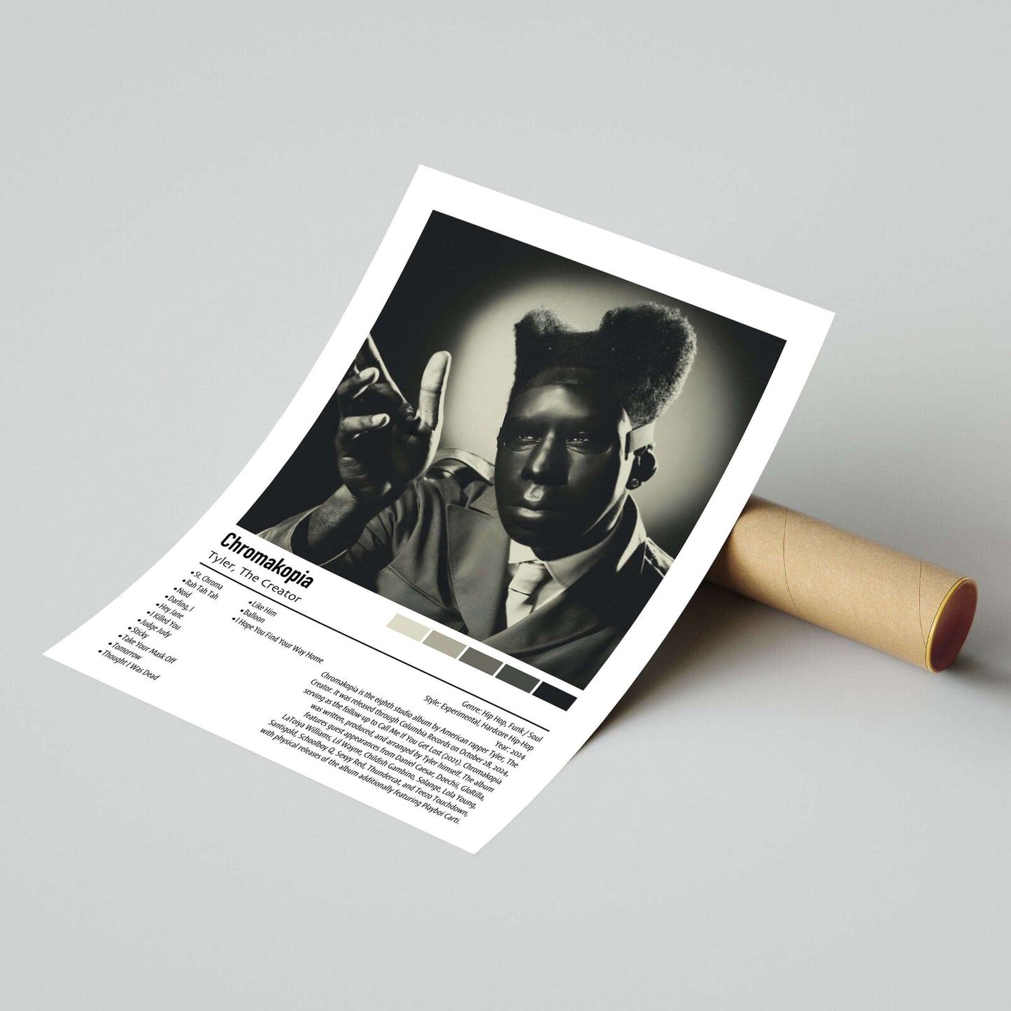 Tyler, The Creator | Chromakopia | Custom Album Cover Poster Print