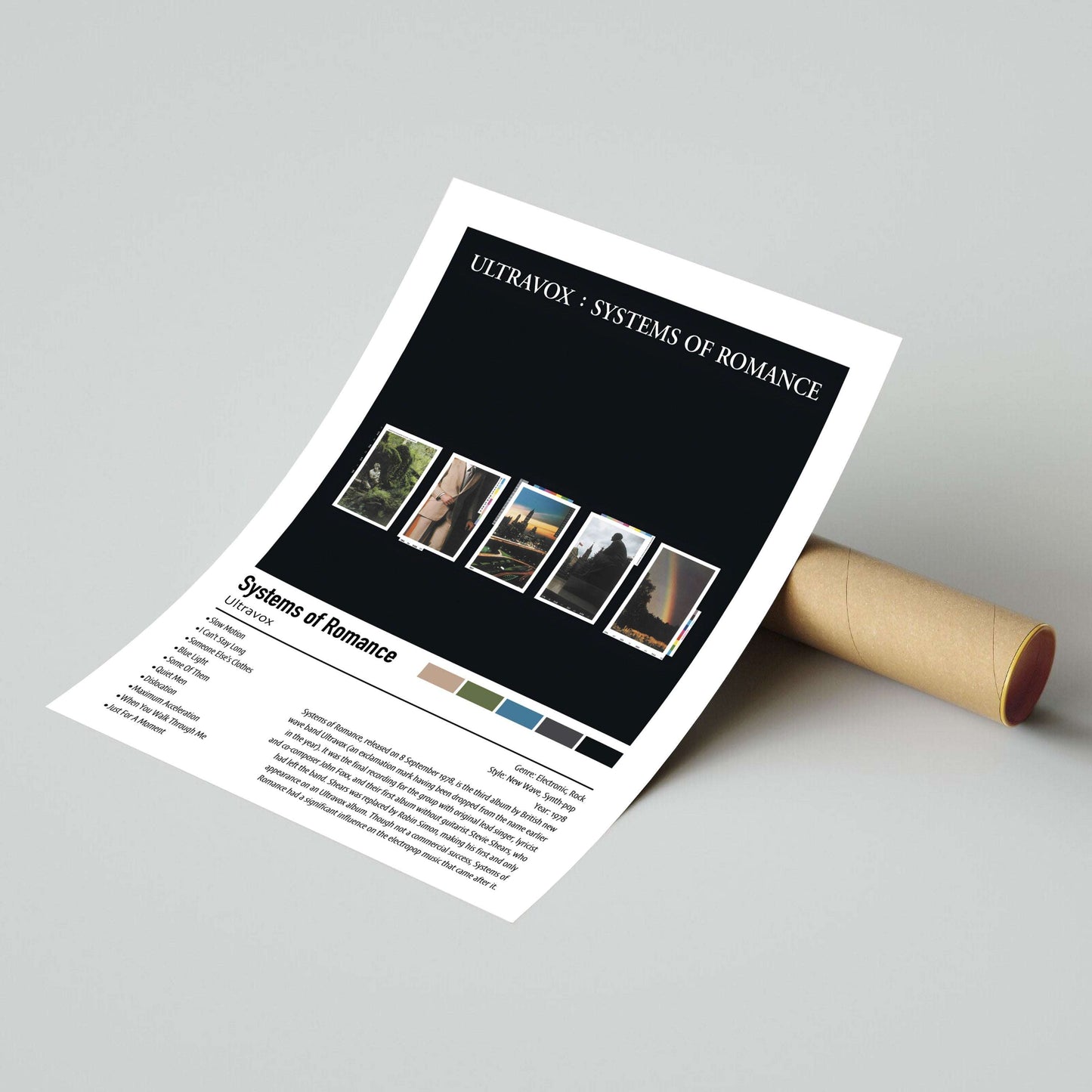 Ultravox | Systems of Romance | Custom Album Cover Poster Print