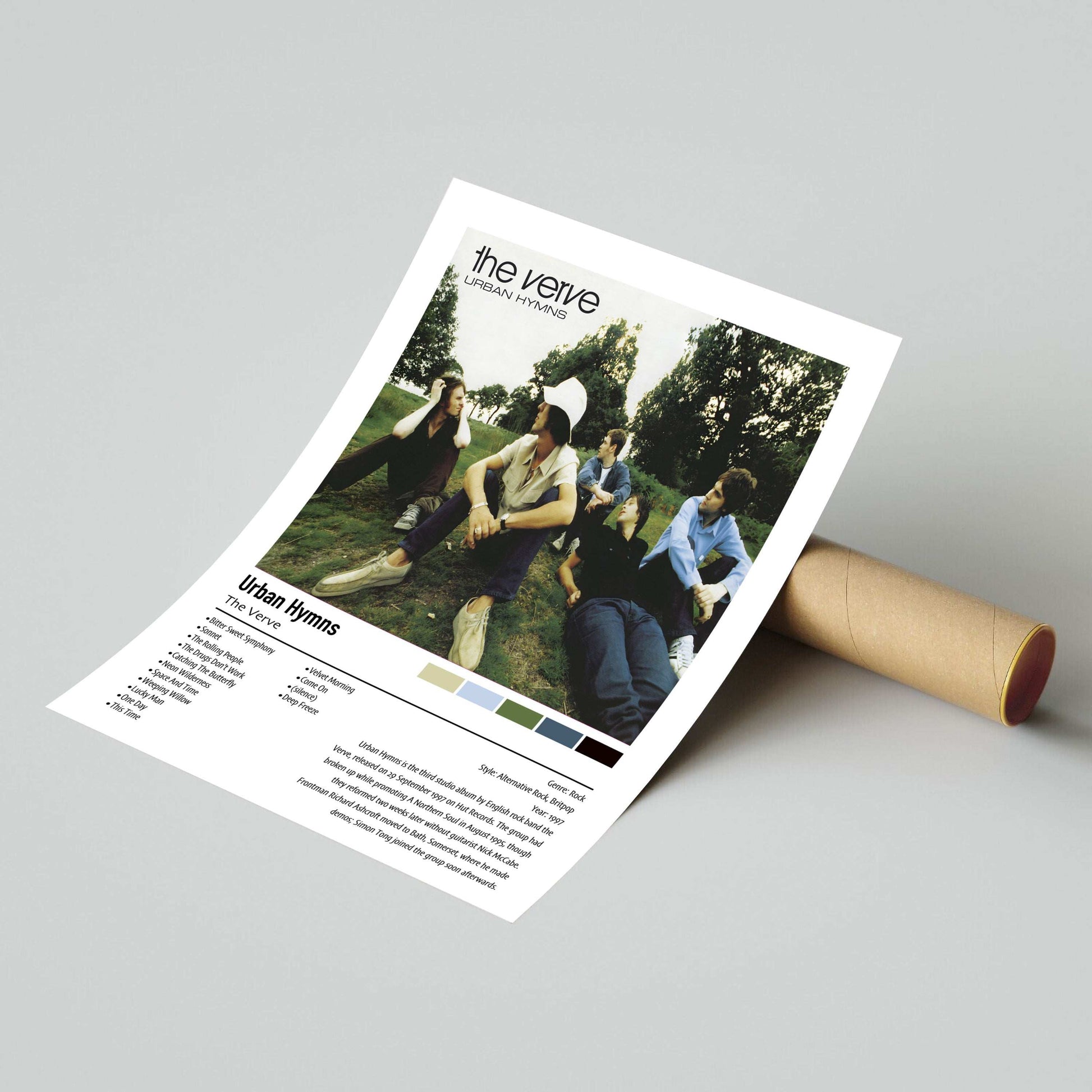 The Verve | Urban Hymns | Custom Album Cover Poster Print