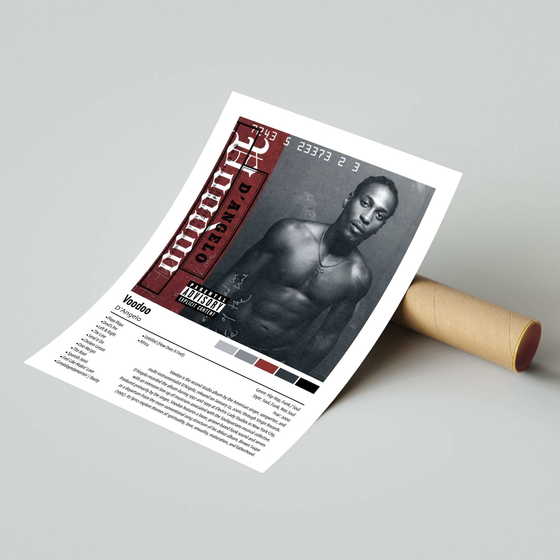 D'Angelo | Voodoo | Custom Album Cover Poster Print