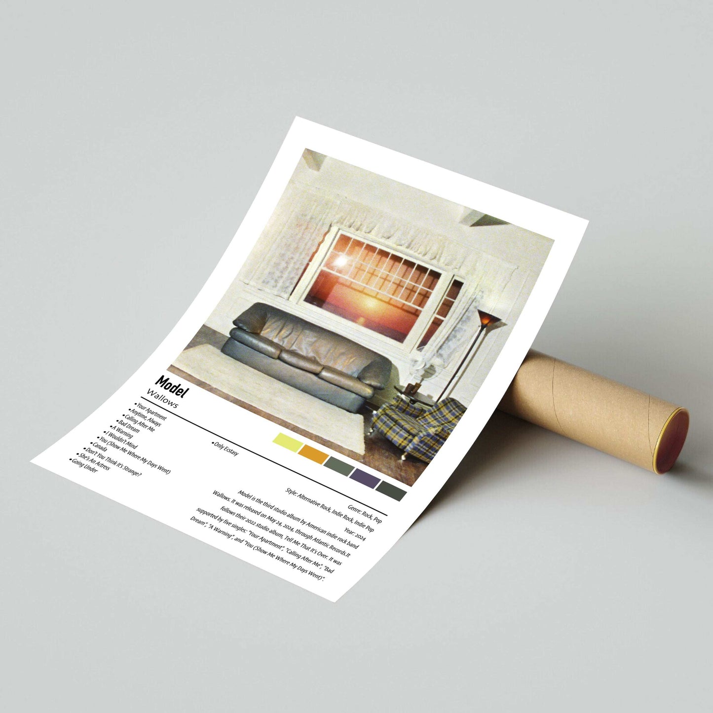 Wallows | Model | Custom Album Cover Poster Print