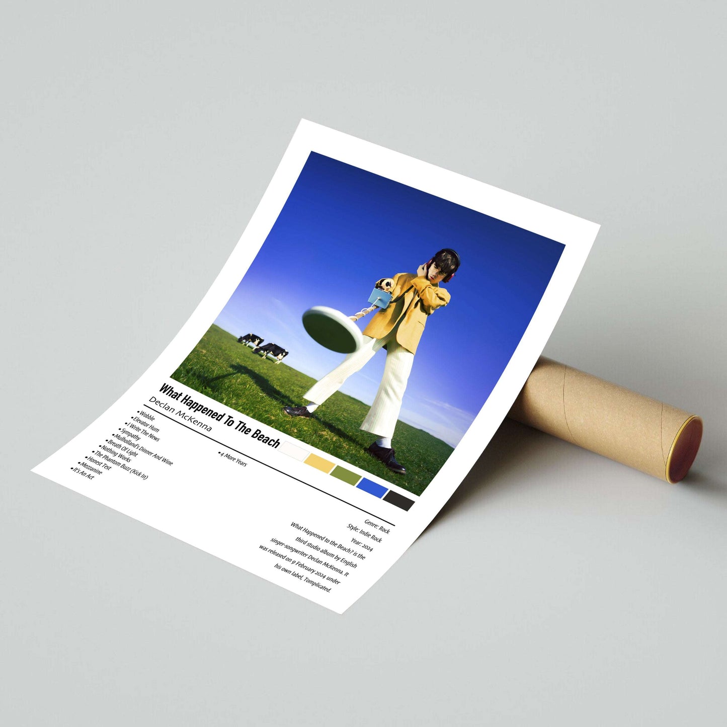 Declan McKenna | What Happened To The Beach | Custom Album Cover Poster Print