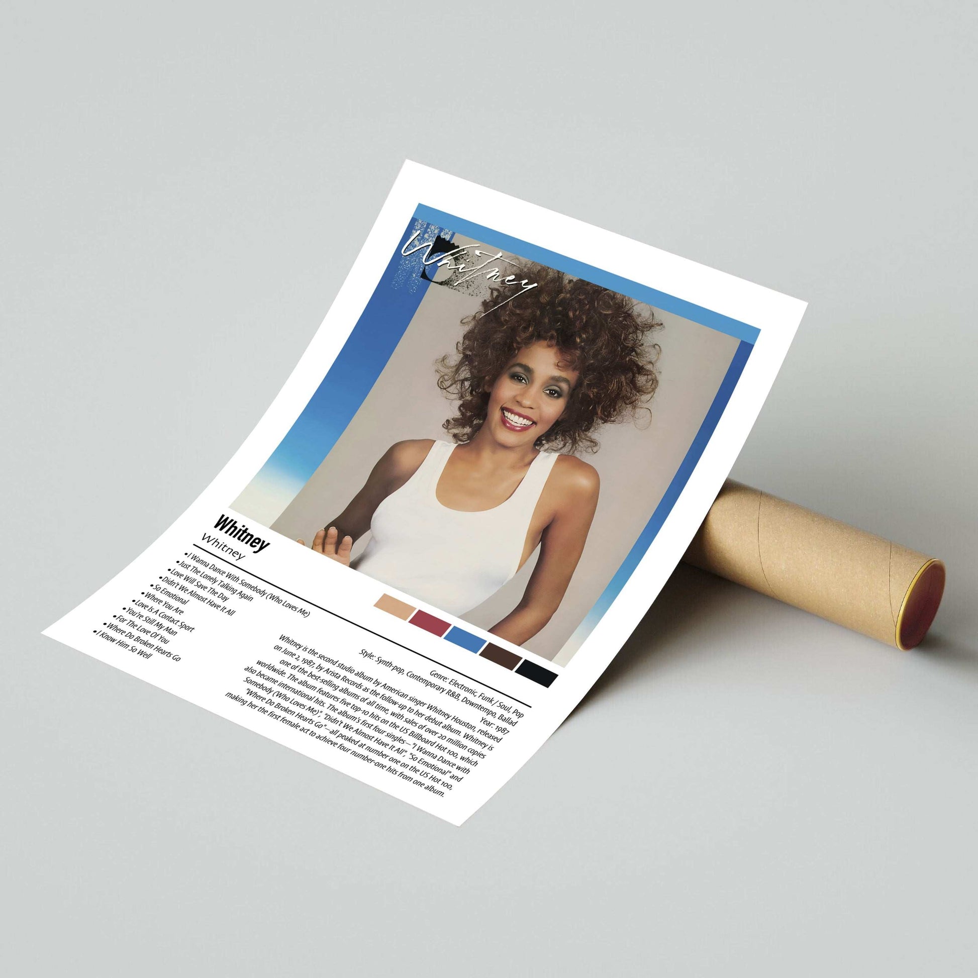 Whitney | Whitney | Custom Album Cover Poster Print