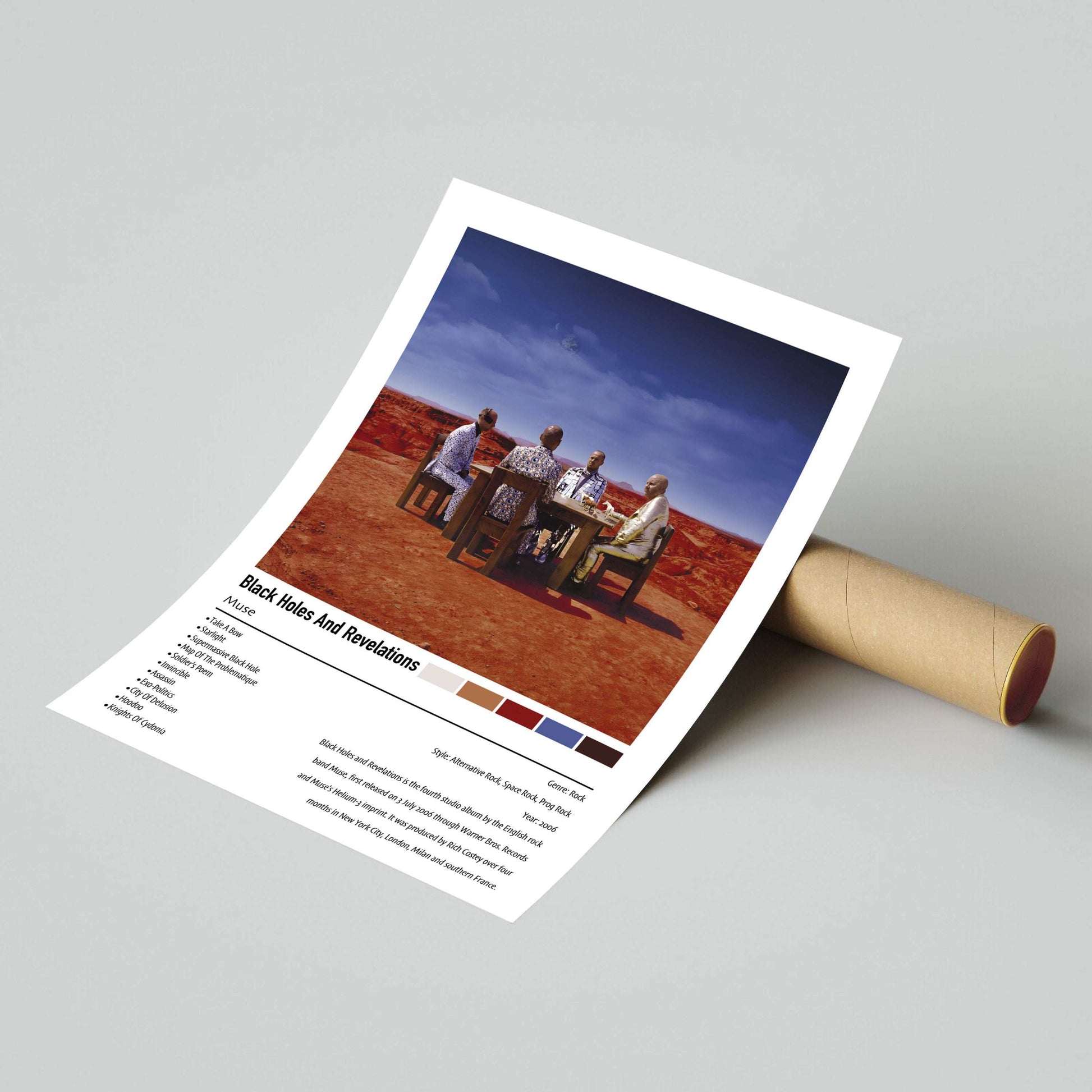 Muse | Black Holes And Revelations | Custom Album Cover Poster Print