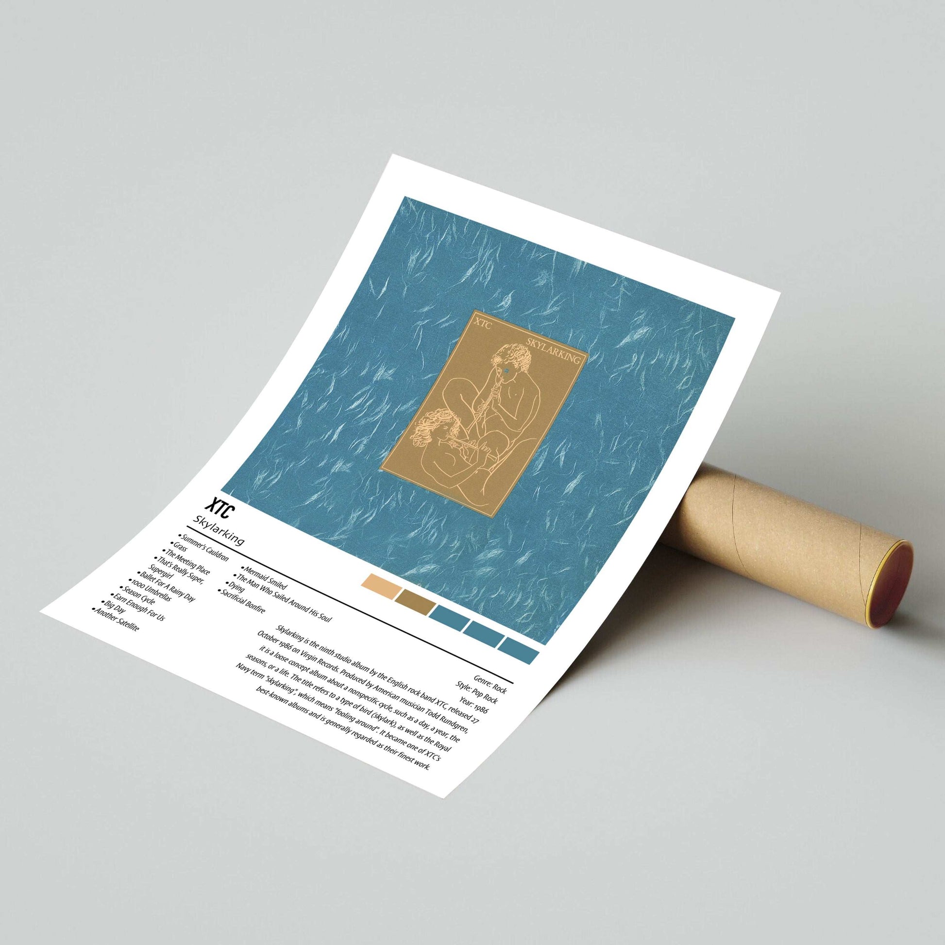 Skylarking | XTC | Custom Album Cover Poster Print