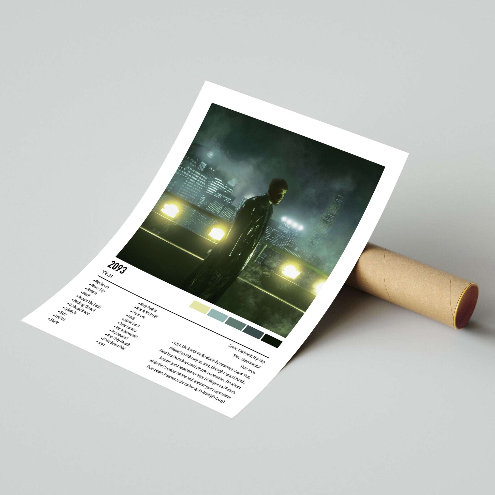 Yeat | 2093 | Custom Album Cover Poster Print