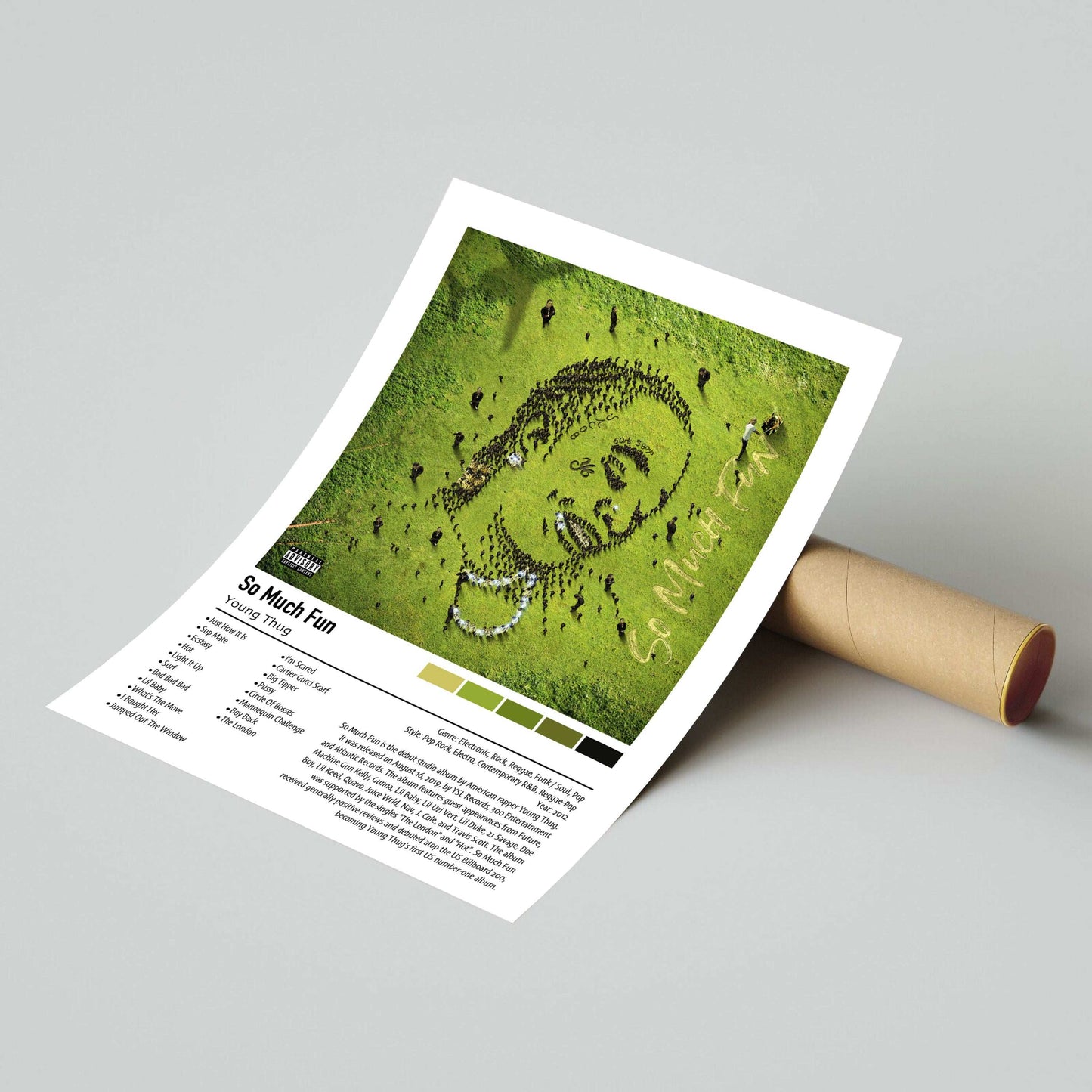 Young Thug | So Much Fun | Custom Album Cover Poster Print