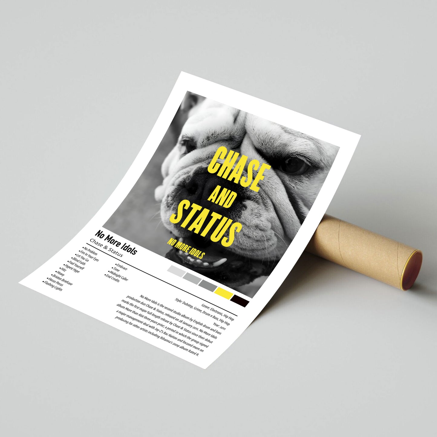 Chase & Status | No More Idols | Custom Album Cover Poster Print