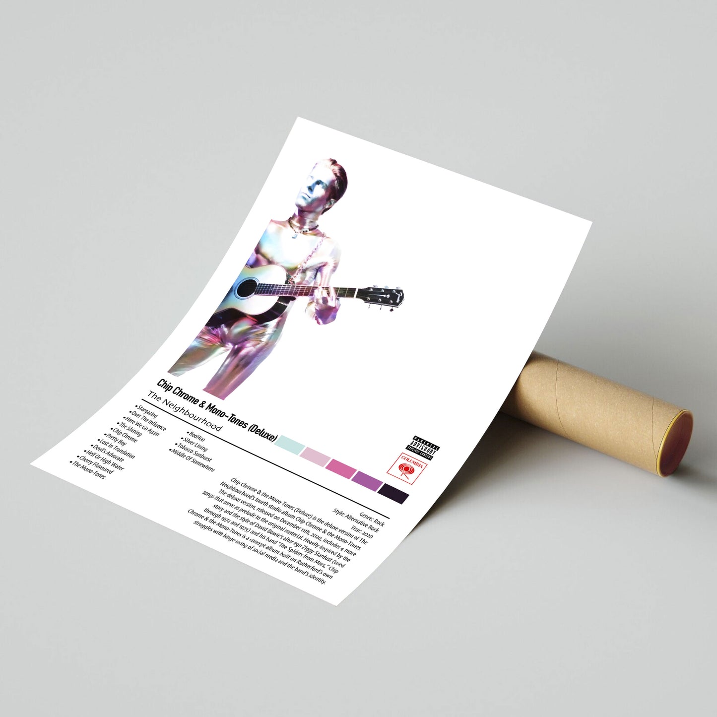 The Neighbourhood | Chip Chrome & Mono-Tones (Deluxe) | Custom Album Cover Poster Print
