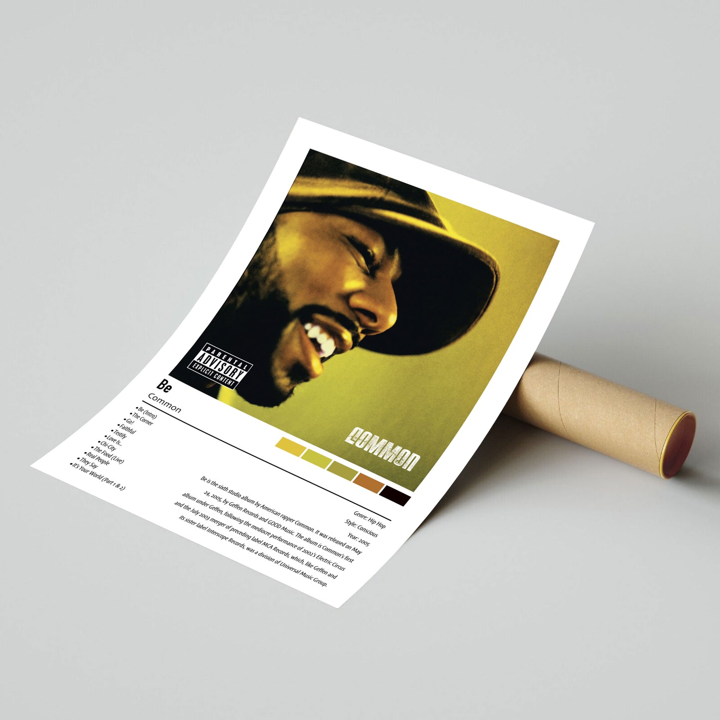Common | Be | Custom Album Cover Poster Print