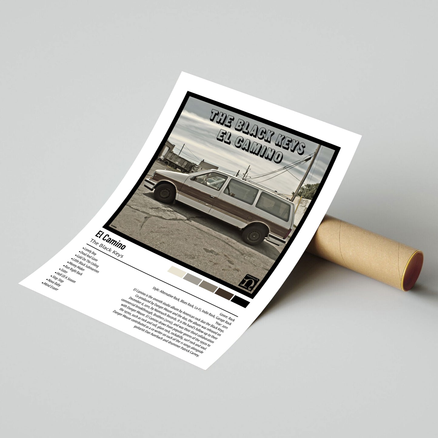 The Black Keys | El Camino | Custom Album Cover Poster Print