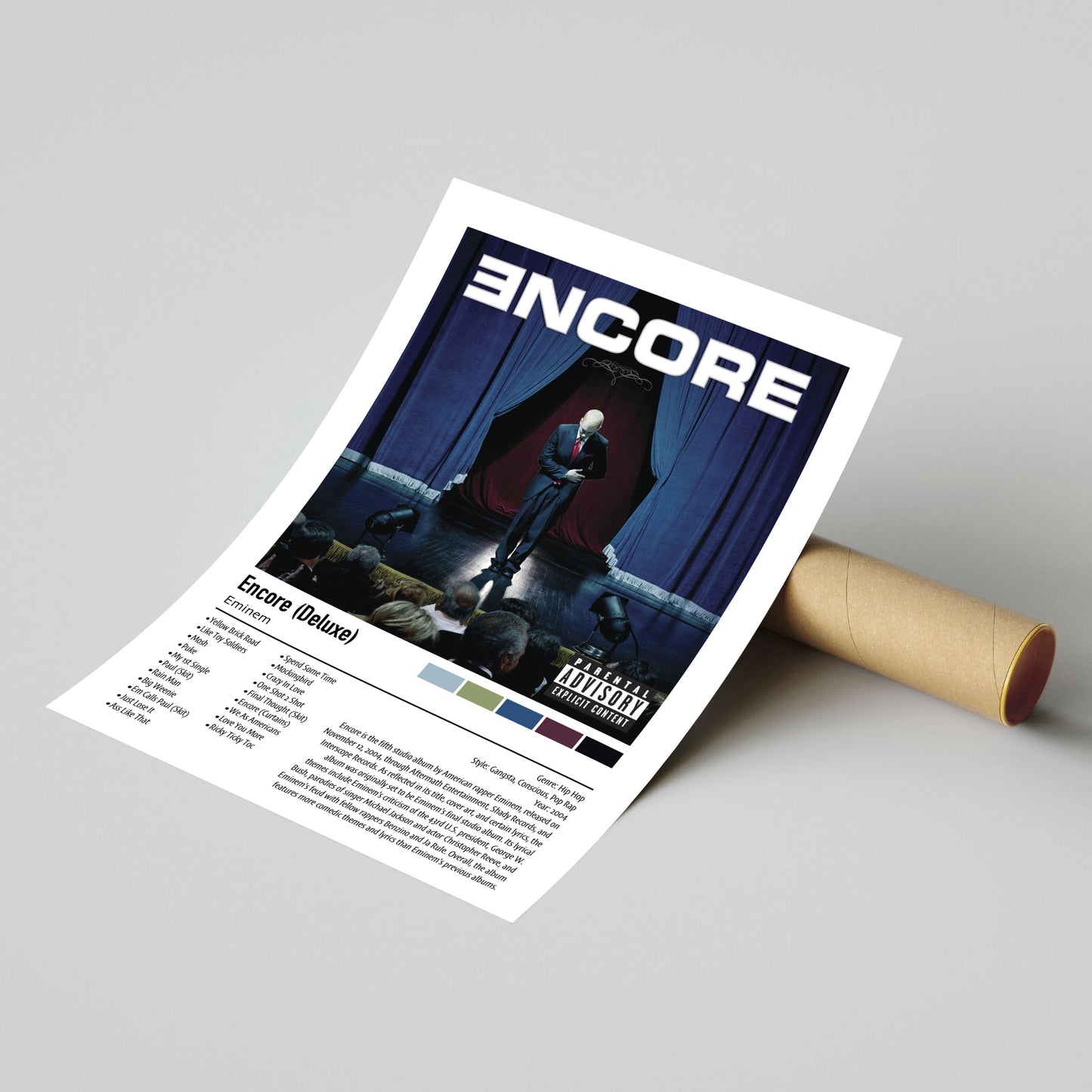 Eminem | Encore (Deluxe) | Custom Album Cover Poster Print
