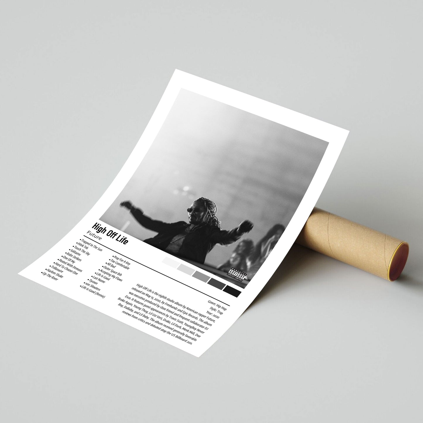 Future | High Off Life | Custom Album Cover Poster Print