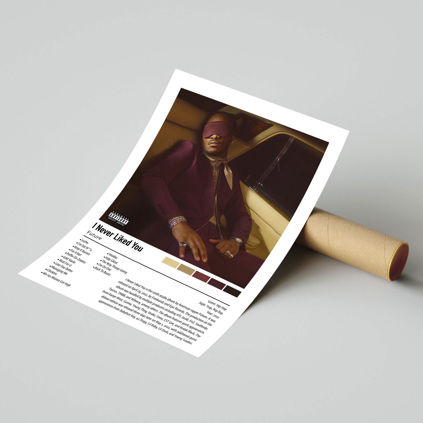 Future | I Never Liked You | Custom Album Cover Poster Print