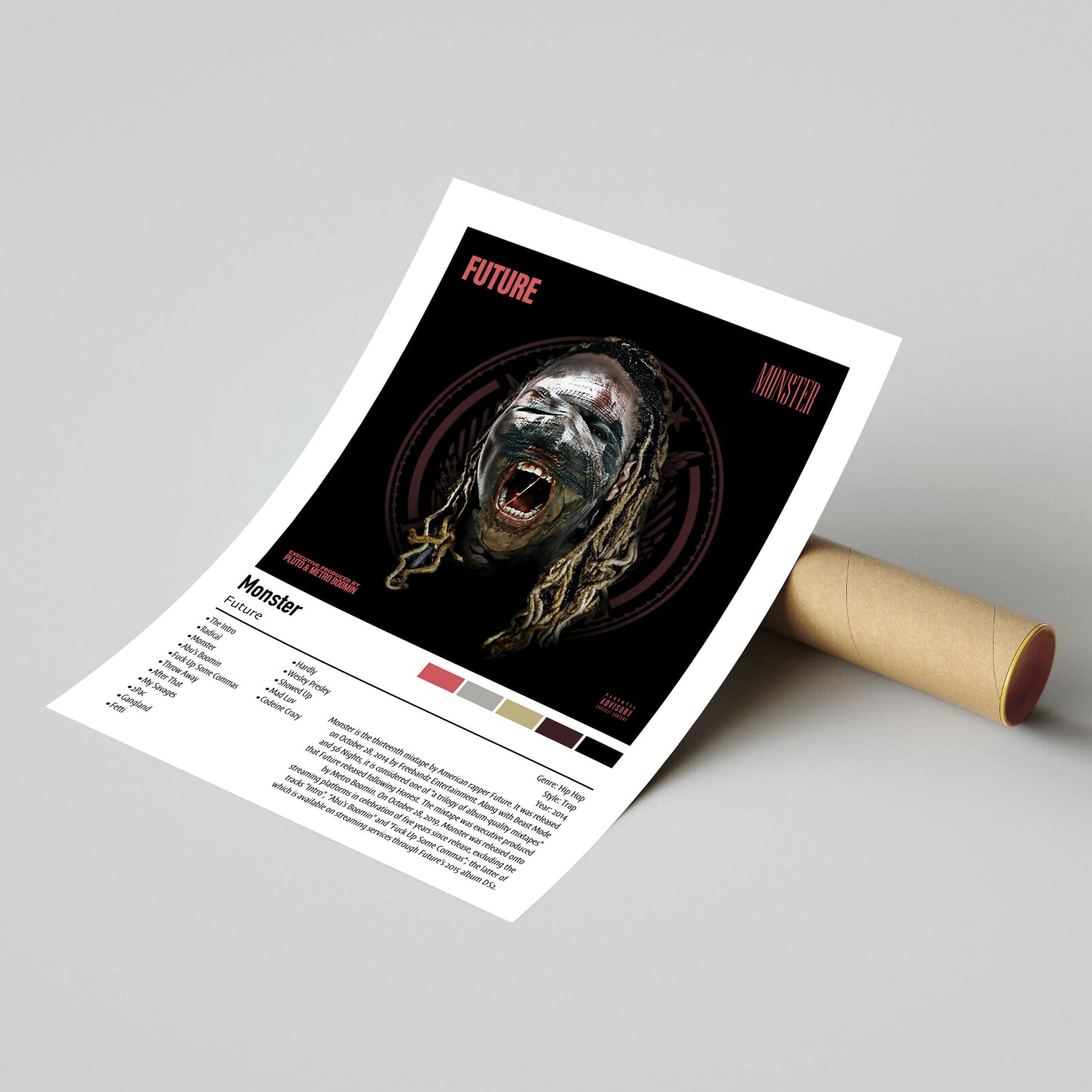 Future | Monster | Custom Album Cover Poster Print