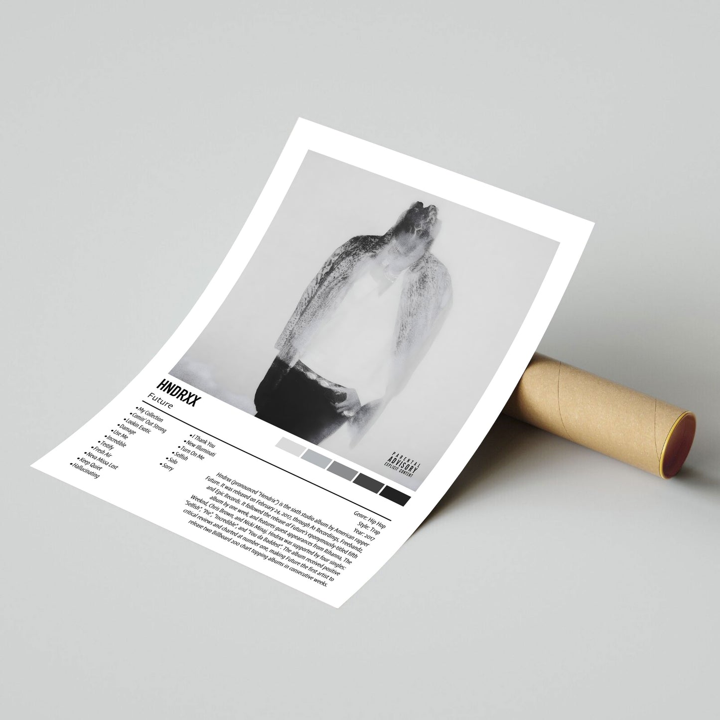 Future | HNDRXX | Custom Album Cover Poster Print