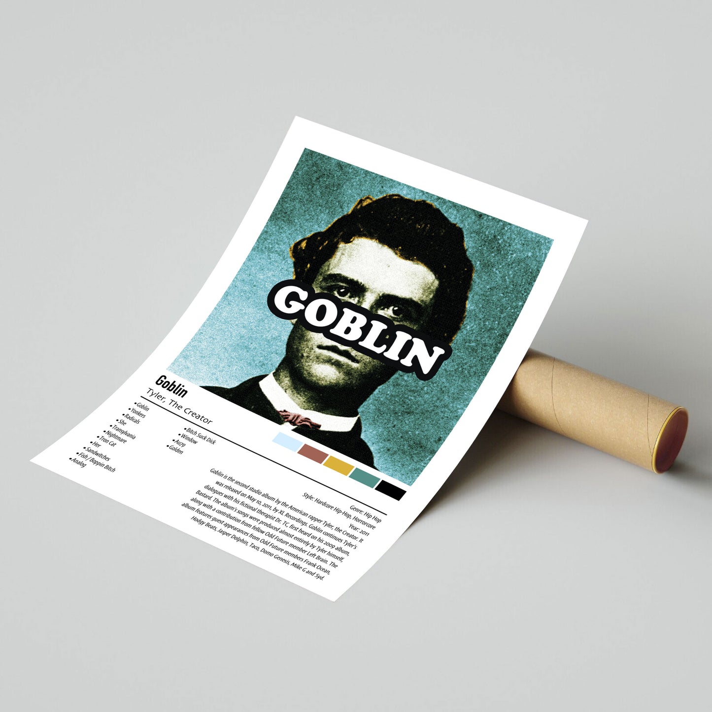 Tyler, The Creator | Goblin | Custom Album Cover Poster Print