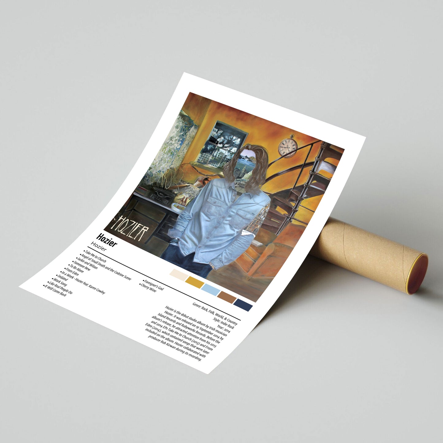 Hozier | Hozier | Custom Album Cover Poster Print