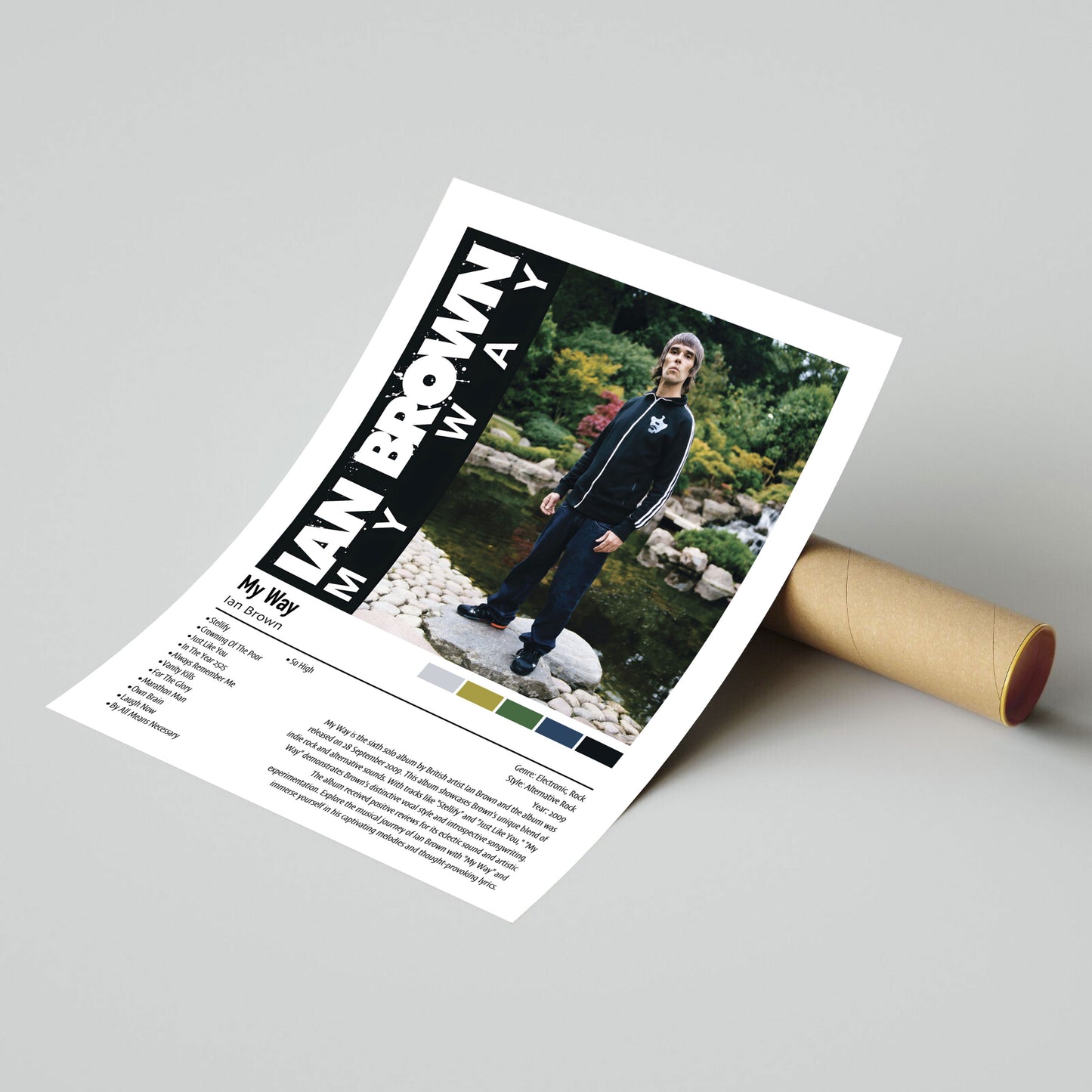 lan Brown | My Way | Custom Album Cover Poster Print