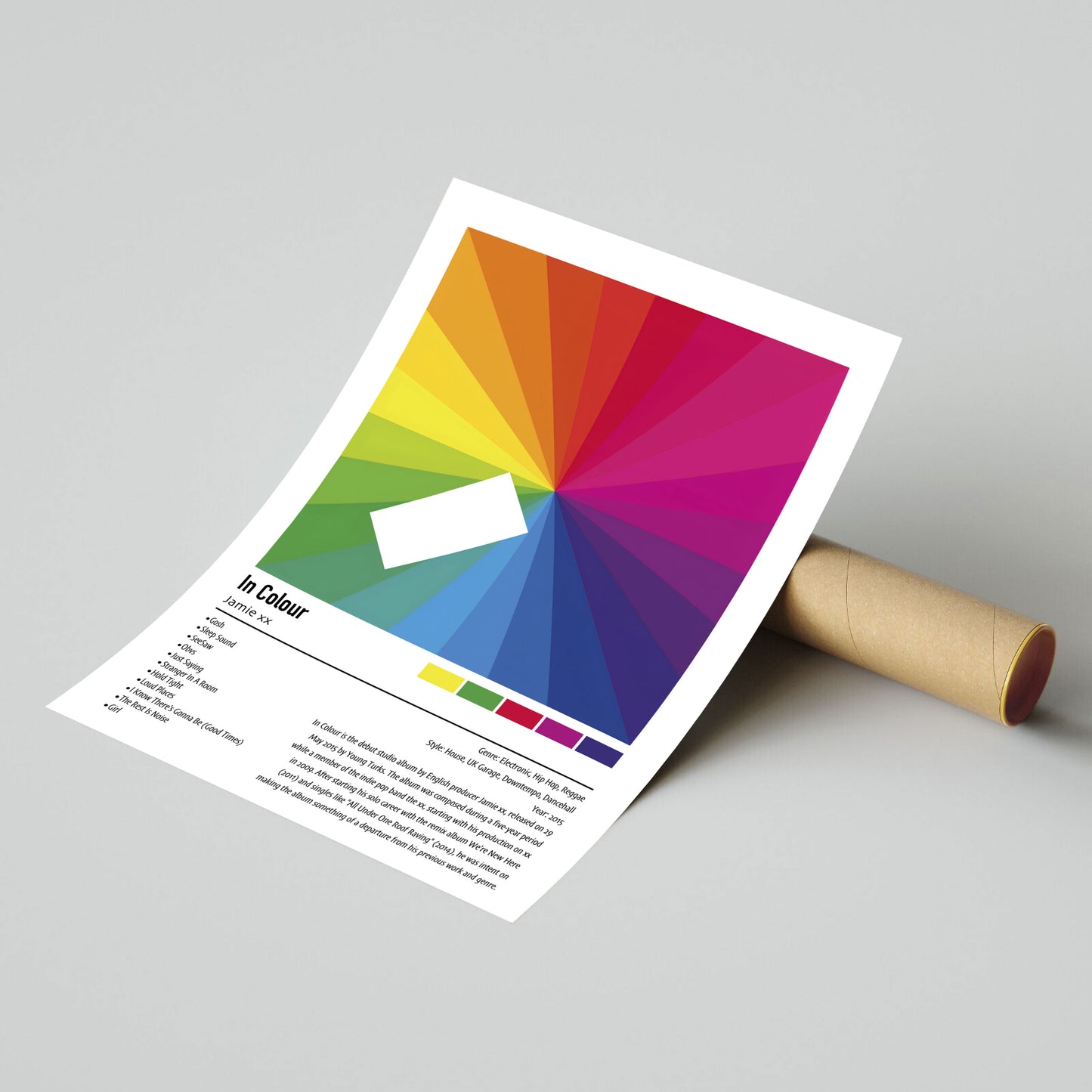 Jamie xx | In Colour | Custom Album Cover Poster Print