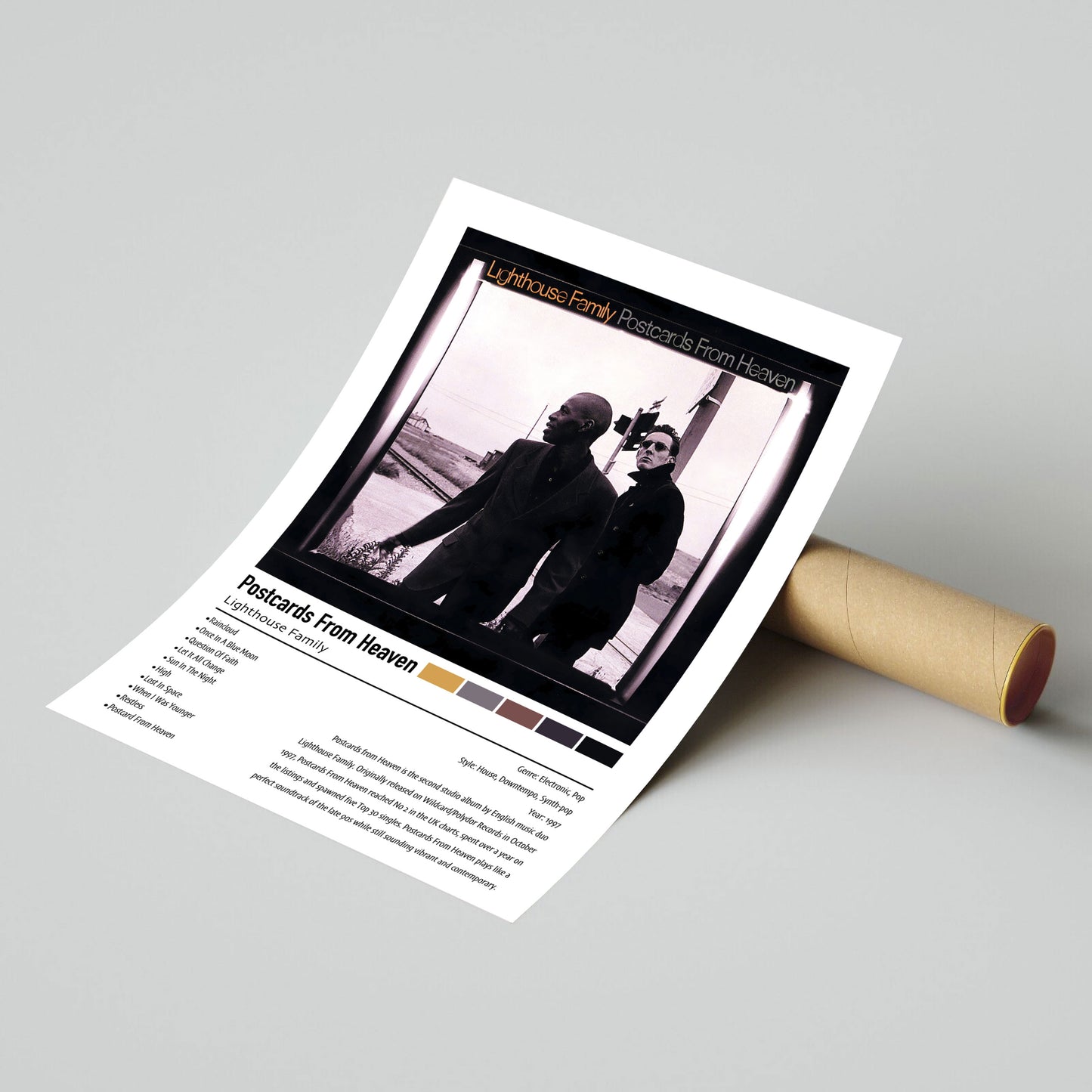 Lighthouse Family | Postcards From Heaven | Custom Album Cover Poster Print