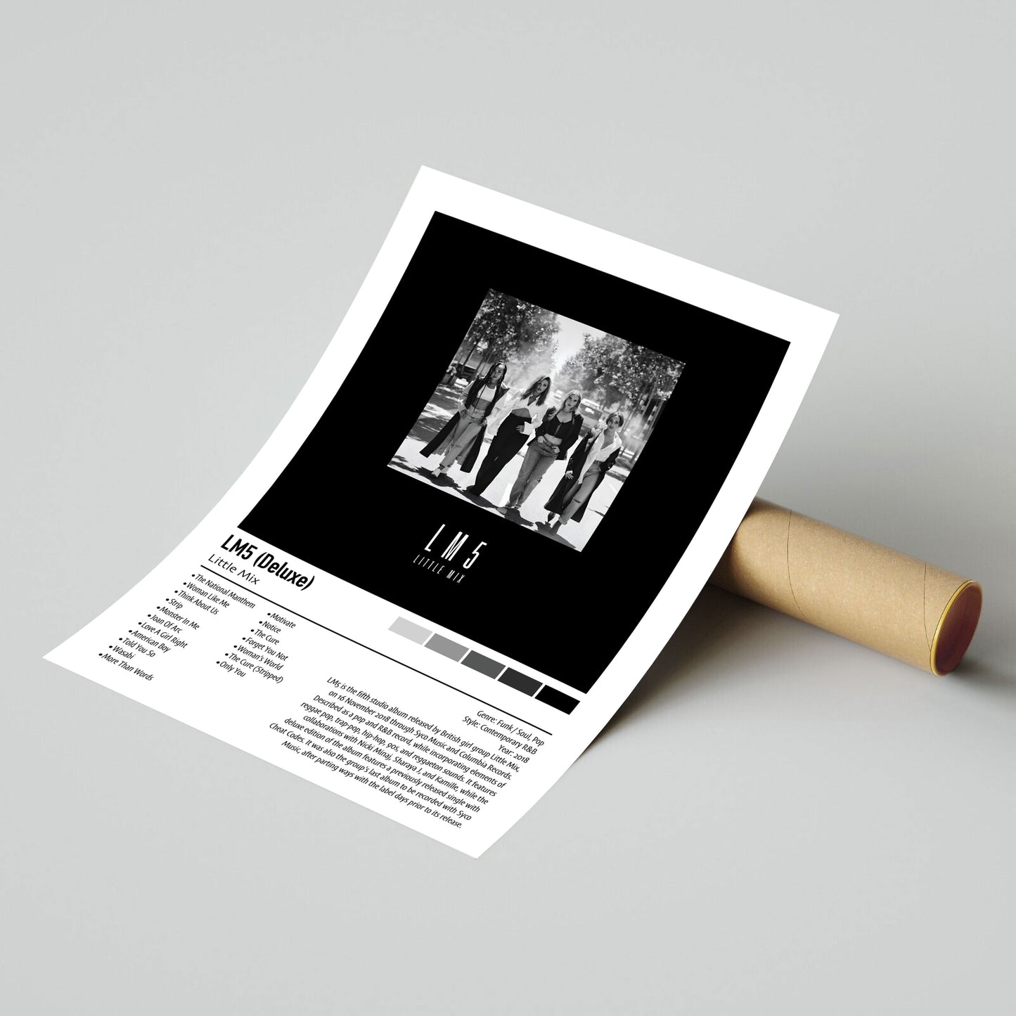 Little Mix | LM5 (Deluxe) | Custom Album Cover Poster Print