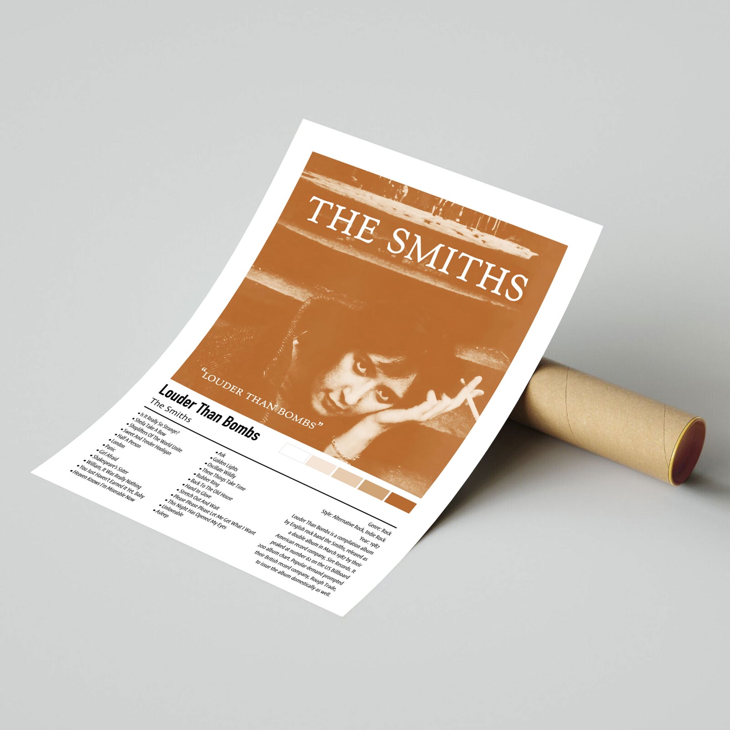 The Smiths | Louder Than Bombs | Custom Album Cover Poster Print