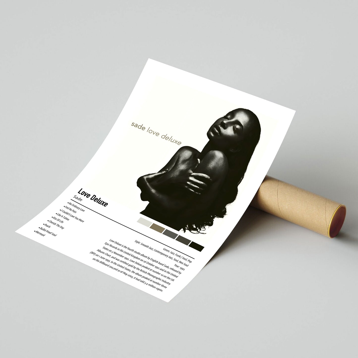Sade | Love Deluxe | Custom Album Cover Poster Print