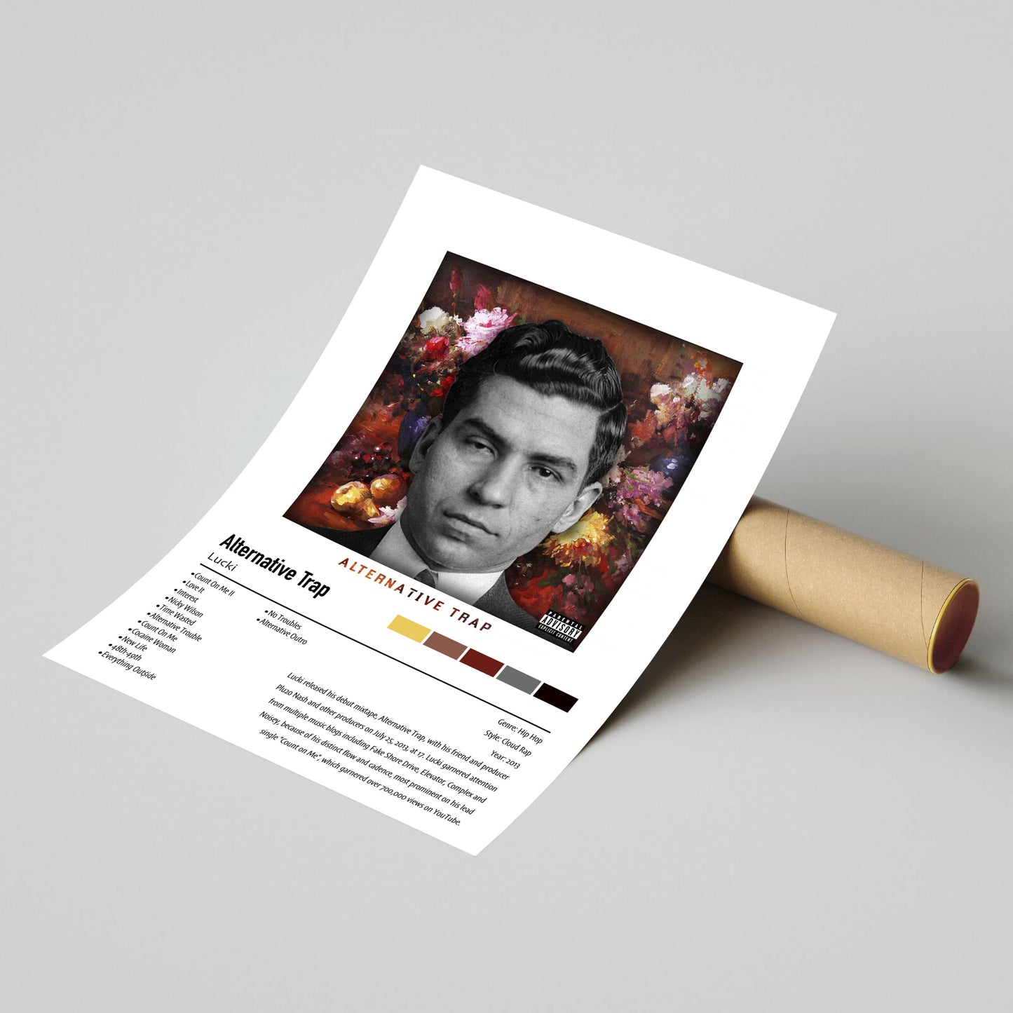 Lucki | Alternative Trap | Custom Album Cover Poster Print