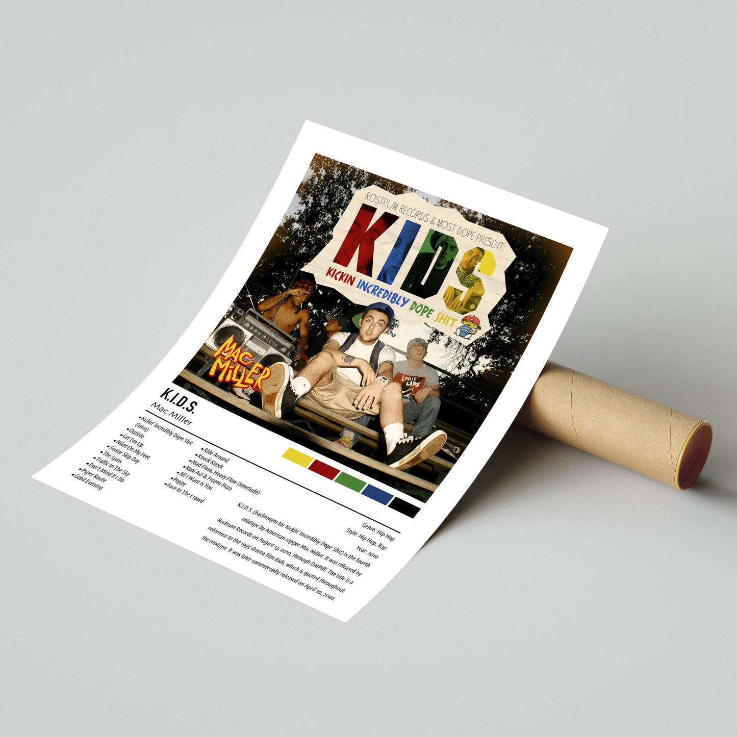Mac Miller | K.I.D.S. | Custom Album Cover Poster Print