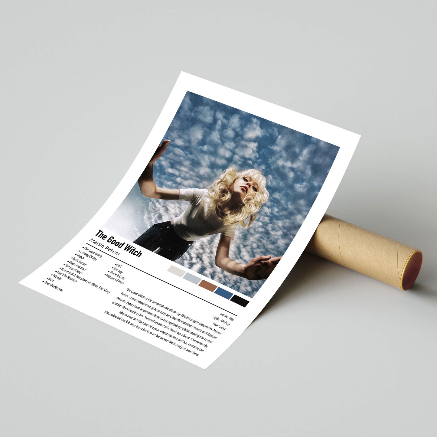 Maisie Peters | The Good Witch | Custom Album Cover Poster Print