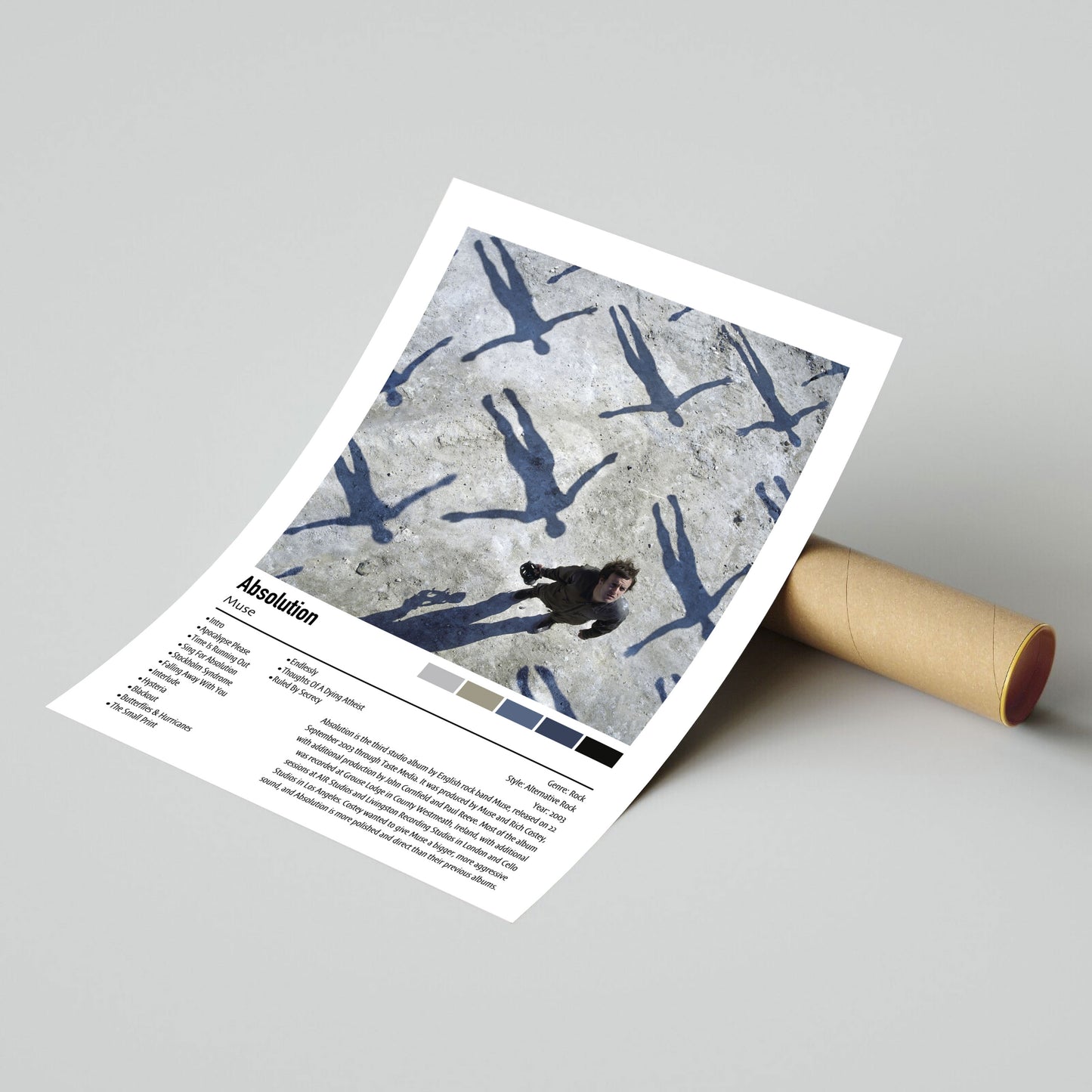 Muse | Absolution | Custom Album Cover Poster Print