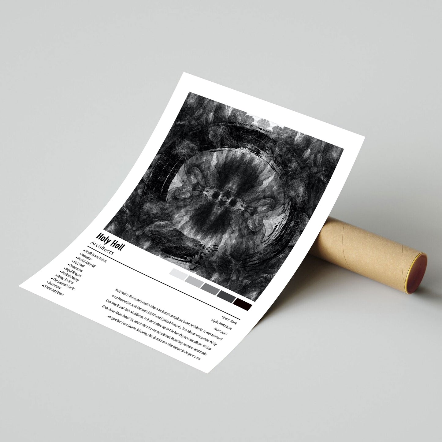 Architects | Holy Hell | Custom Album Cover Poster Print